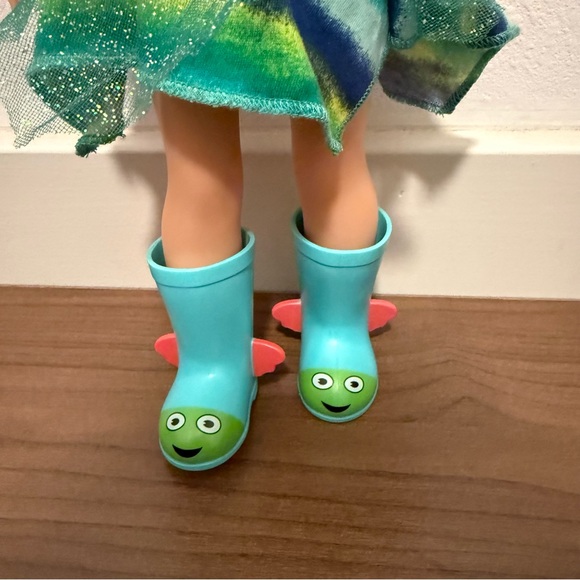 American Girl Wellie Wisher Camille 14/5" Doll & Bag Lot Blonde Hair Blue Eyes - Picture 4 of 11